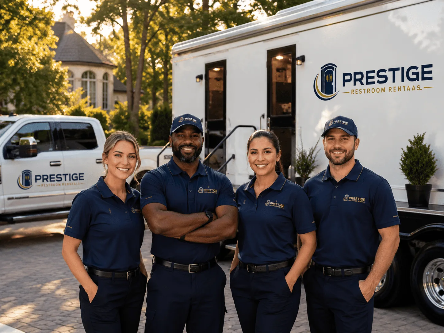 Trusted Luxury Portable Restrooms company in La Marque, TX